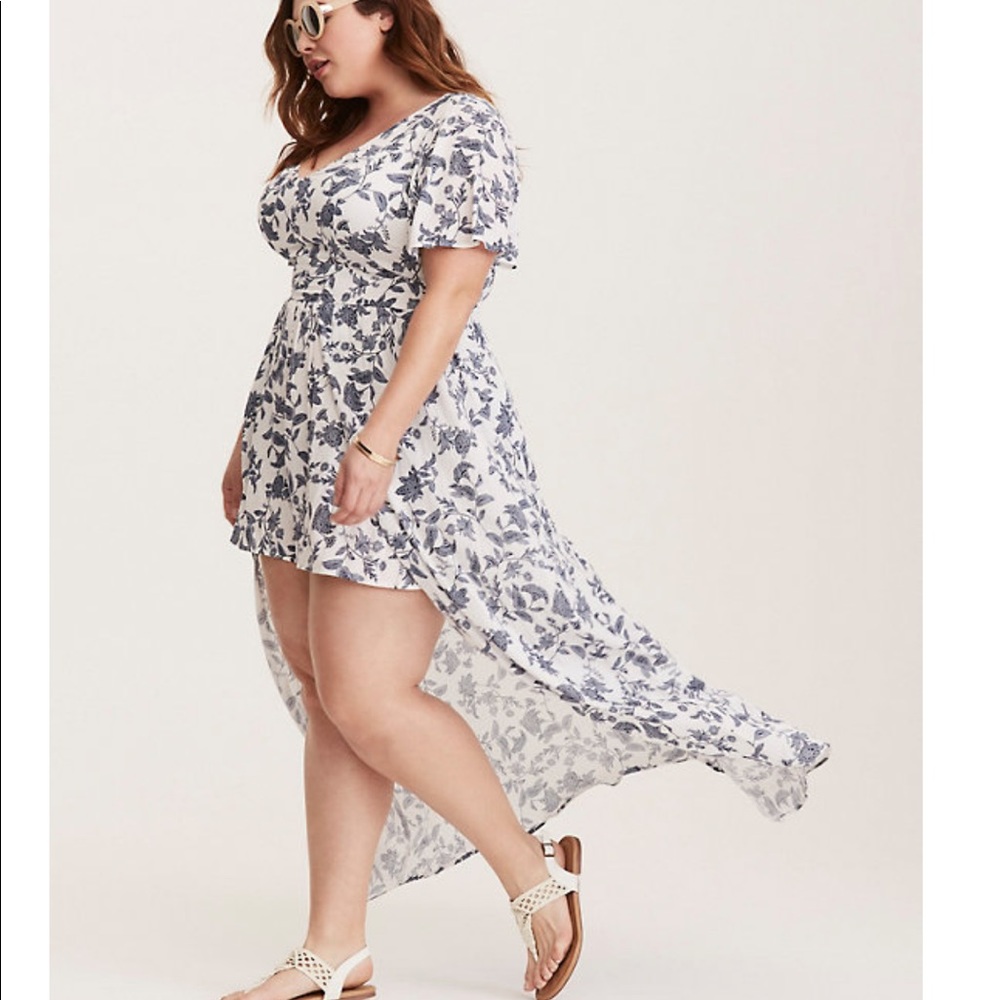 Paisley Print Maxi Romper